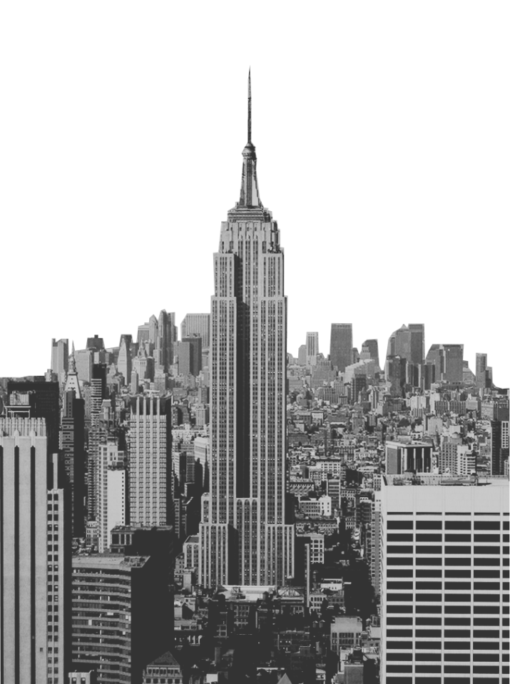 New York City skyline with the Empire State Building